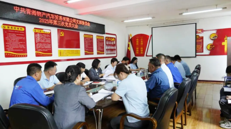 汽贸公司党支部深入学习贯彻落实省委十四届九次全会精神